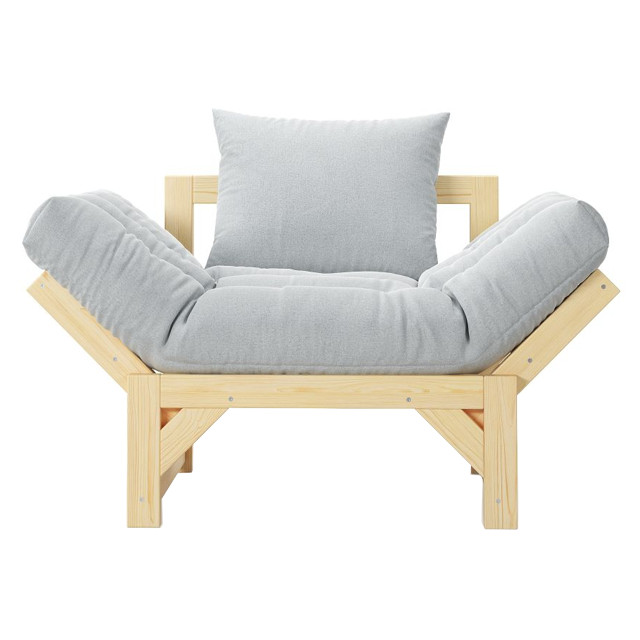 креслоЕвропа 2 800х740х680мм рогожка Vissle светло-серый