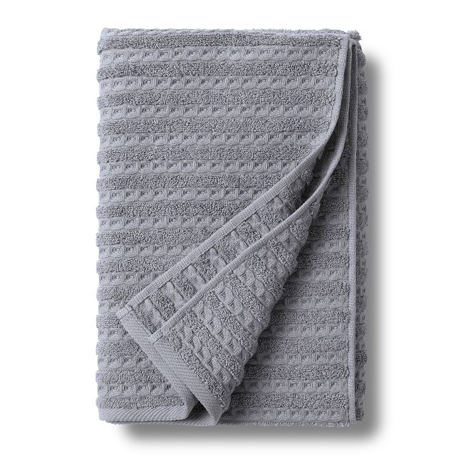 полотенце махр. VEROSSA Pique texture 50x90см серое, арт.925991