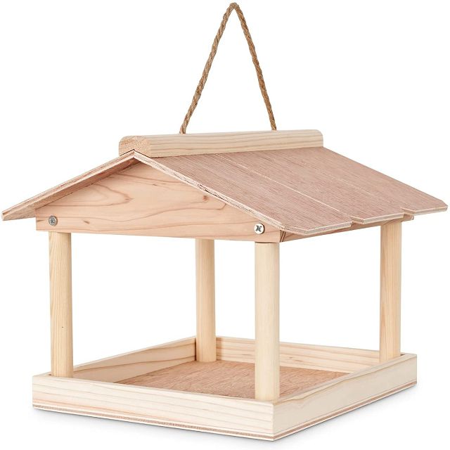 кормушка для птиц 24,5х24,5х19см дерево