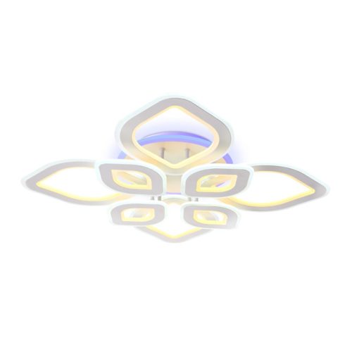 люстра потолочная AMBRELLA Acrylica LED 190Вт 6400К 14250Лм ПДУ белый