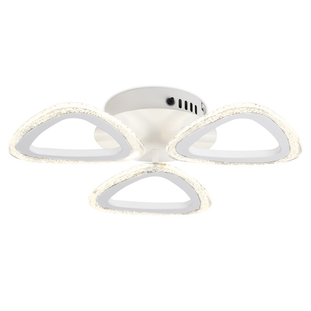 люстра потолочная AMBRELLA Acrylica LED 30Вт 6400K 2250Лм ПДУ белый