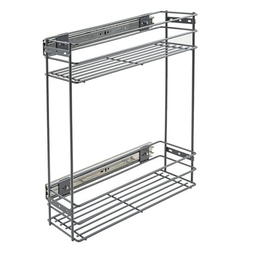 бутылочница Lemax 150мм с боковым креплением и доводчиком 450х110х470мм вулканический серый