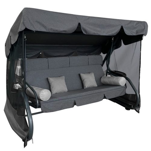 качели-диван Версаль 170х250х148см (до 400кг) с москитной сеткой 2 подушки 2 валика