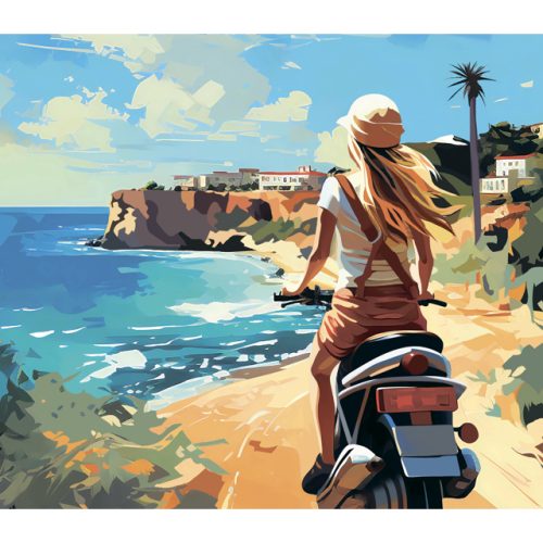 картина на холсте Italien weekend 400х500мм