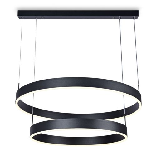 люстра подвесная AMBRELLA Acrylica LED 119Вт 6400К 8925Лм ПДУ черный