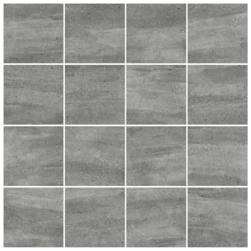 керамогранит New Trend Romana Marron 60х60 матовый карвинг серый