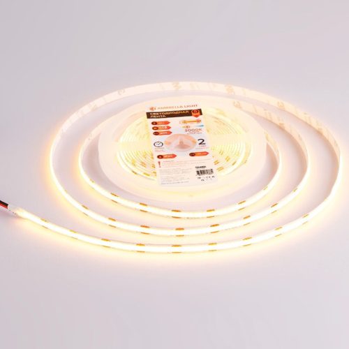 лента светодиодная AMBRELLA COB 10Вт/м 800Лм/м 3000К IP20 5м теплый белый