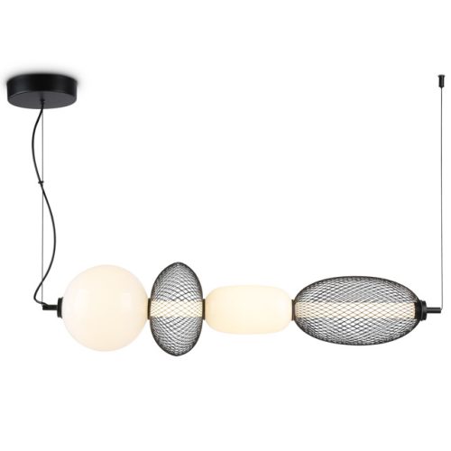 светильник подвесной светодиодный AMBRELLA High Light 32Вт 3000K черный/белый матовый