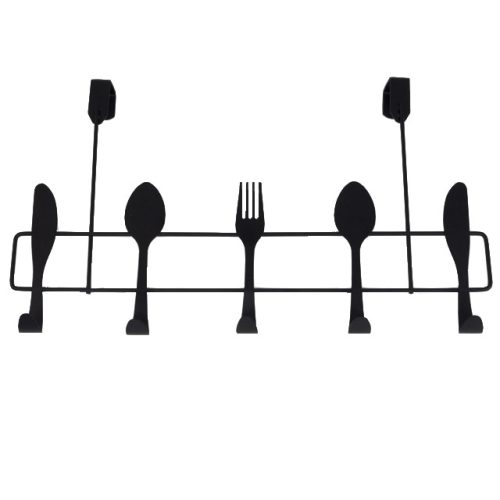 держатель для кухонных аксессуаров TODELIA Kitchen 5 крючков 40х7,5х23см навесной нерж.сталь