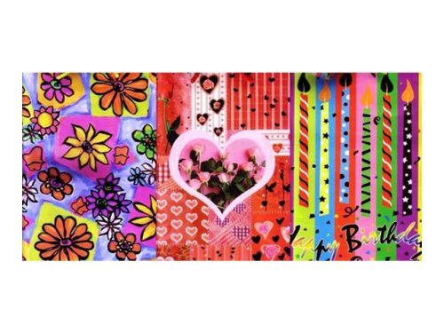 пакет подарочный (D) 33х26х14см с тиснением в асс-те