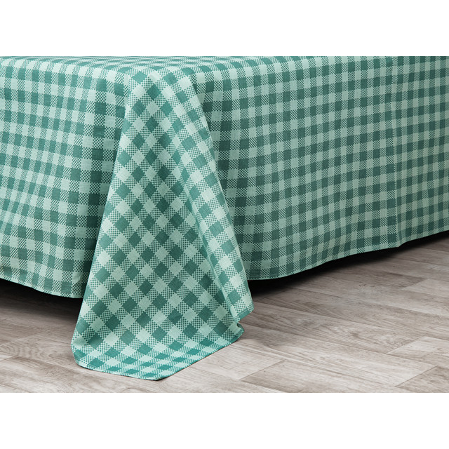 простыня Эльф 180х215см бязь зеленая, арт.104М-Характер