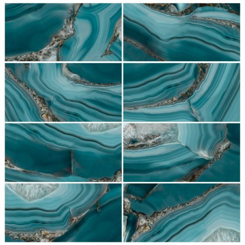 керамогранит LCM Wow Aquamarine 60х120 суперполированный зеленый