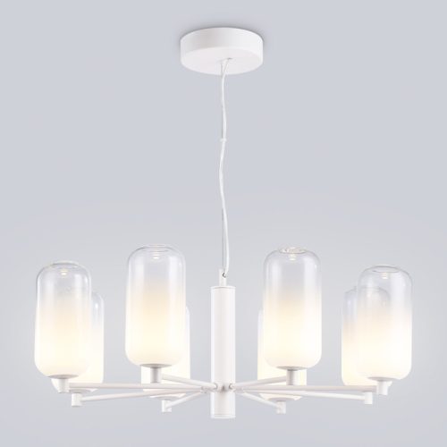 люстра подвесная светодиодная  AMBRELLA High Light 28Вт 3000K белый/белый матовый