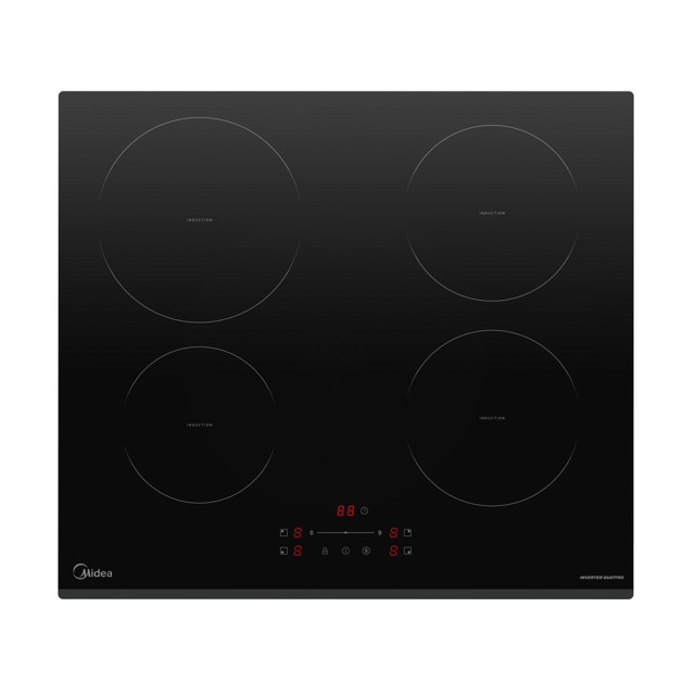поверхность индукционная MIDEA MIH64707F 59см 4 конфорки черный