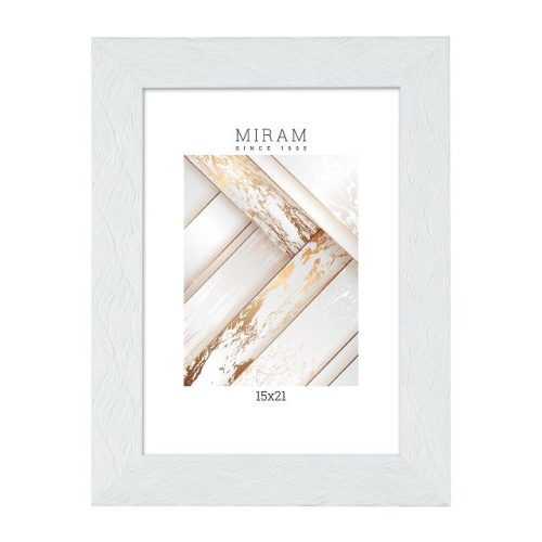 фоторамка МИРАМ 150х210мм белый пластик 651661-6
