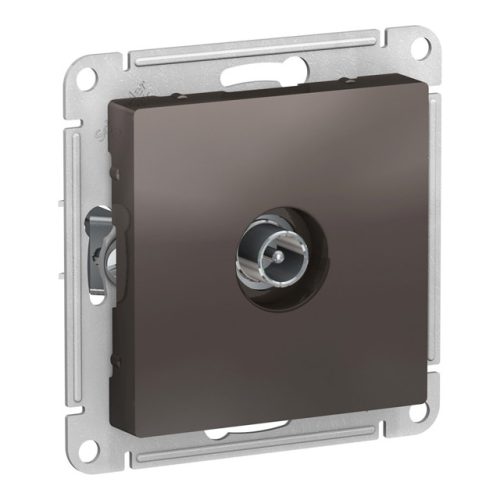 розетка телевизионная SYSTEME ELECTRIC Atlas Design оконечная мокко