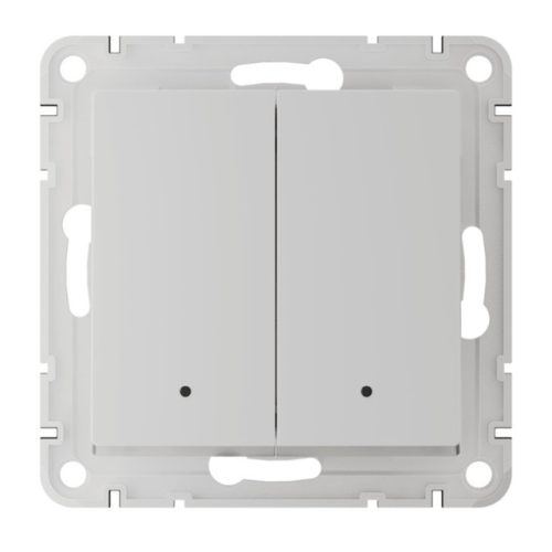 выключатель 2-клавишный SYSTEME ELECTRIC Atlasdesign Smart  с подсв. Zigbee 10А сх.5 белый