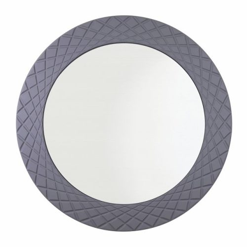 зеркало в раме Вейра d 800мм в МДФ серый