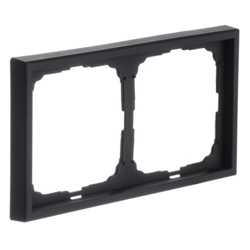 рамка 2 поста SYSTEME ELECTRIC Art Gallery карбон