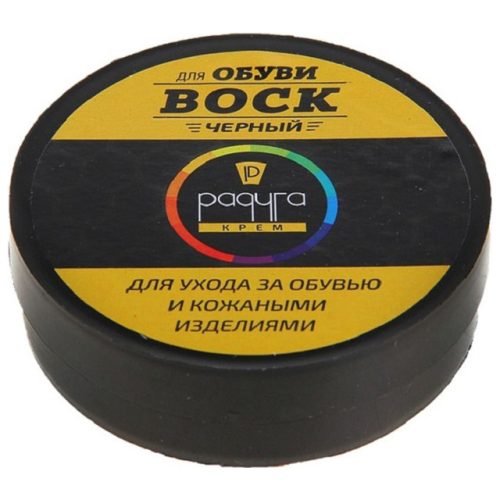 воск для обуви РАДУГА для гладкой кожи бесцветный 45мл