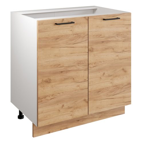 кухонный шкаф напольный Симпл 800х530х820мм 2 двери дуб крафт золотой ЛДСП