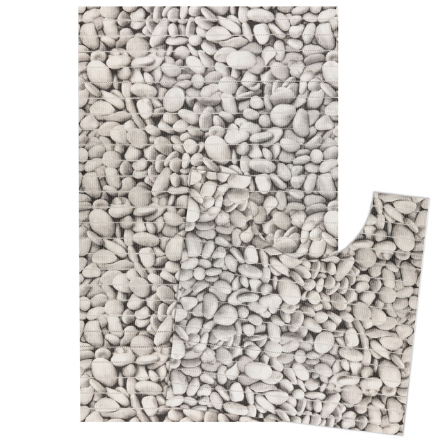 набор ковриков ВИЛИНА Виктория 50х85см 50х52см ПВХ камни
