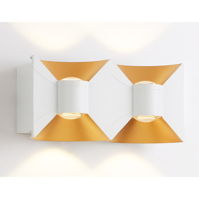 светильник уличный настенный AMBRELLA Garden LED 4200K 11Вт белый золото