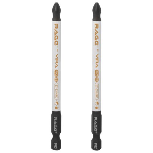 бита RAGE by VIRA S2 PH2x100мм магнитная 2 шт