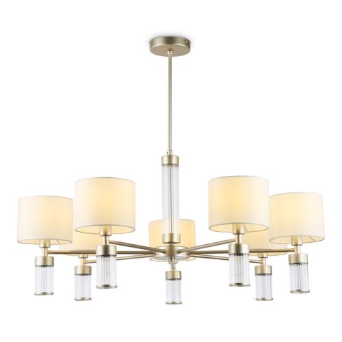 люстра потолочная AMBRELLA High Light E14х7 40Вт золото/белый