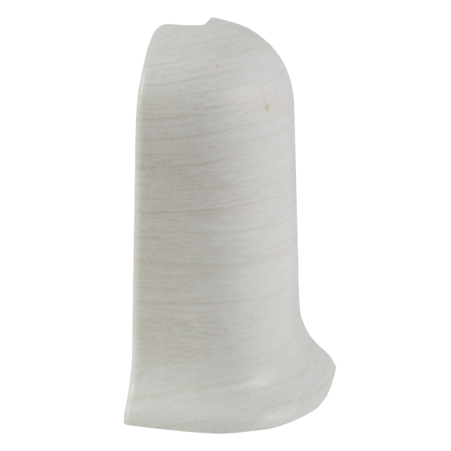 угол наружный для плинтуса ПВХ RICO Leo 56мм Береза 2шт