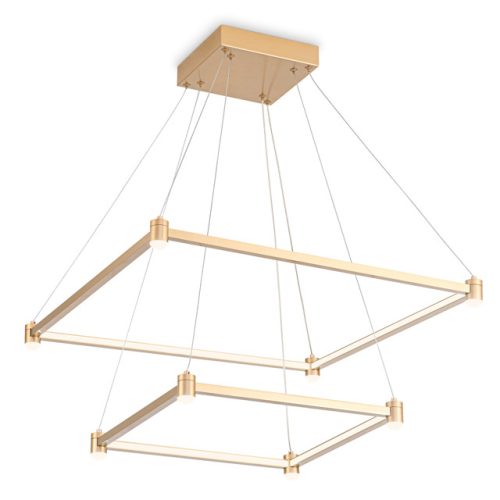 люстра подвесная AMBRELLA Comfort LED 60Вт 6400К 4800Лм золотой