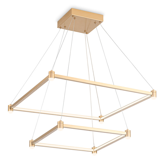 люстра подвесная AMBRELLA Comfort LED 60Вт 6400К 4800Лм золотой