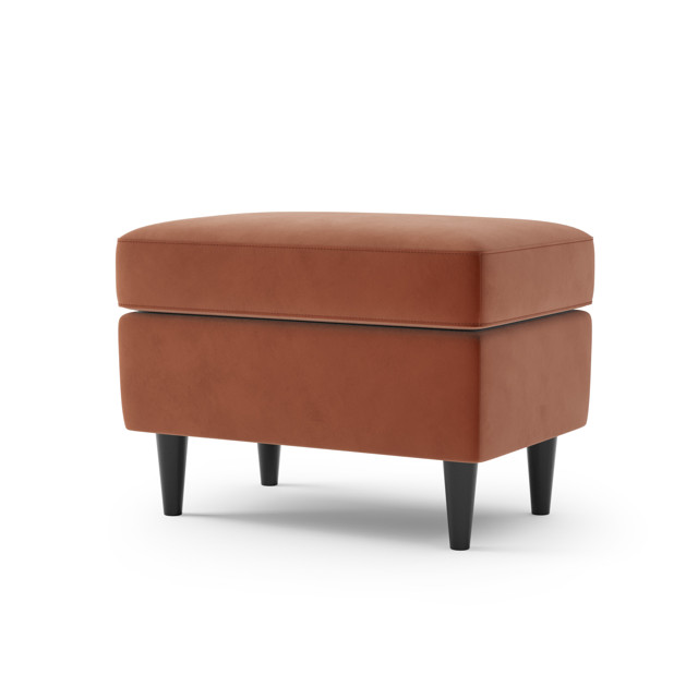 пуф Нильс 600х400х440мм велюр терракотовый