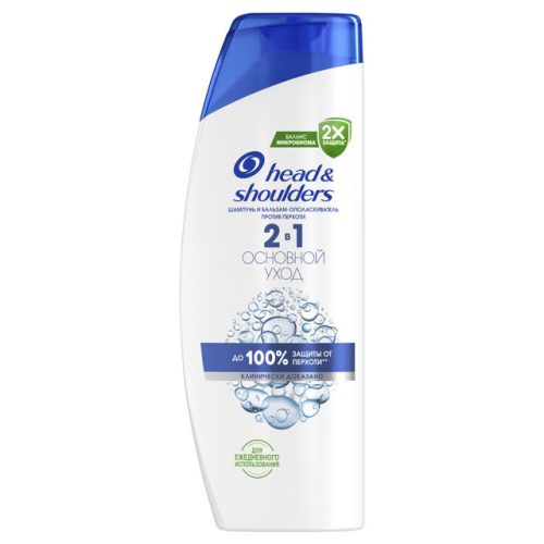 шампунь HEAD&SHOULDERS Основной уход 2в1 360мл