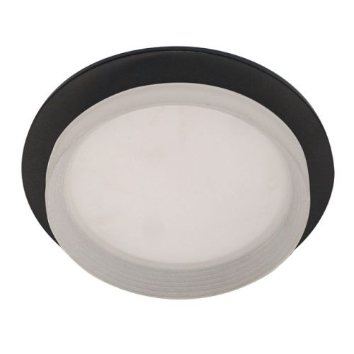 светильник встраиваемый DE FRAN Агата GX53 15Вт черный+матовый белый