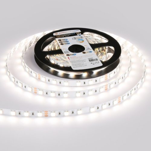 лента светодиодная AMBRELLA 14Вт/м 1400Лм/м 3000-6500K IP20 5м белый
