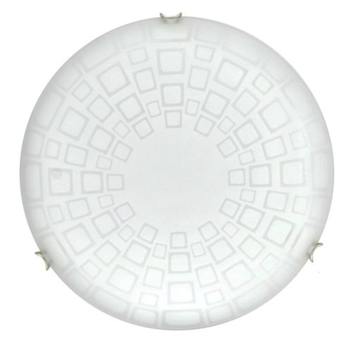 светильник настенно-потолочный СВЕТПРОМ Вышивка 3хЕ27 60Вт стекло белый