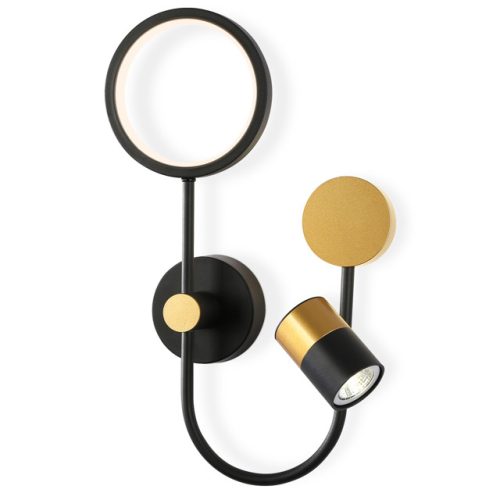 бра светодиодное AMBRELLA Comfort LED 11Вт черный/золото