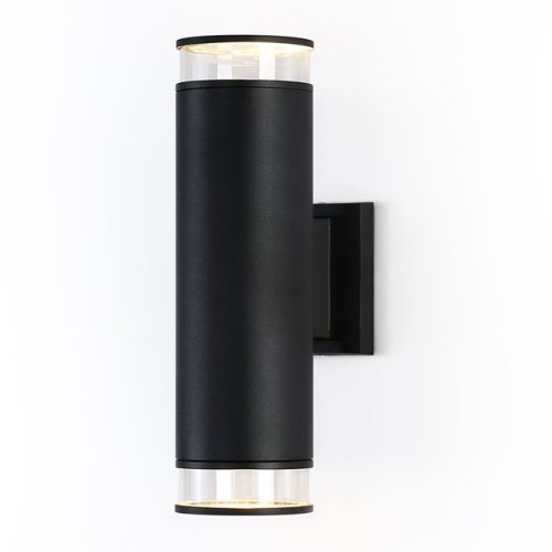 светильник уличный настенный AMBRELLA Garden GU10х2 35Вт черный прозрачный