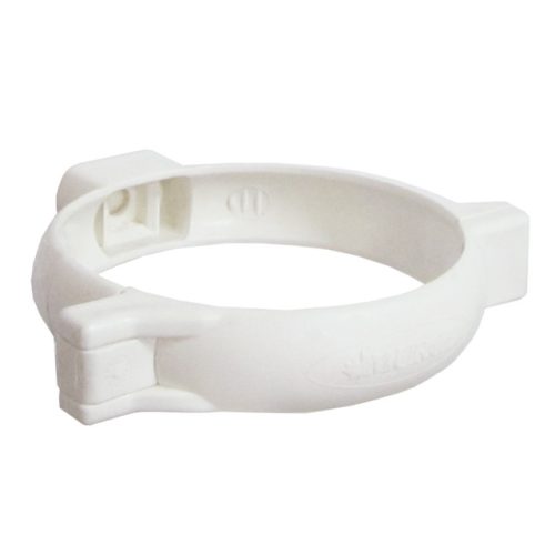 хомут IMPLAST G130/80 80мм ПВХ белый