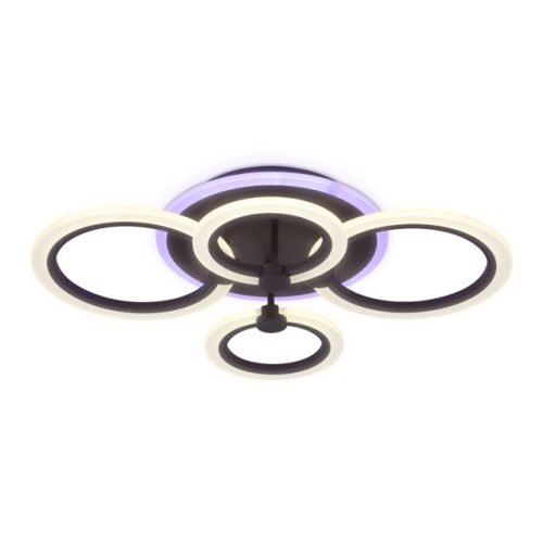 люстра потолочная AMBRELLA Acrylica LED 81Вт 6400К 6075Лм ПДУ кофе