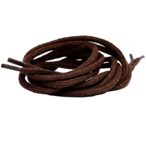 шнурки CORBBY 60см хлопок круглые коричневые