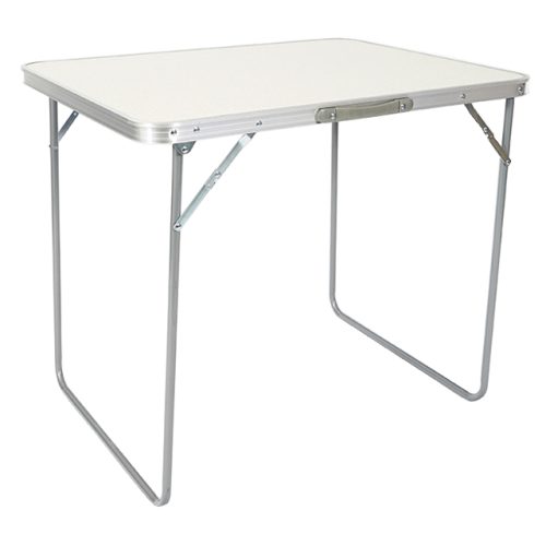 стол туристический складной 800х600х700мм белый МДФ, сталь