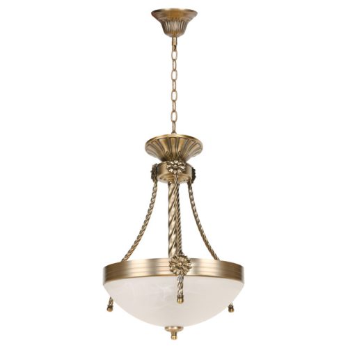 люстра потолочная БАЛТИЙСКИЙ СТИЛЬ Бронза 2x60Вт Е27 металл бронза