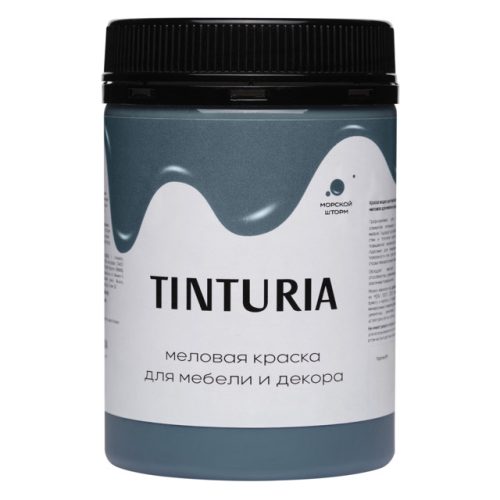 краска для мебели и декора TINTURIA 0,35кг морской шторм, арт.028819775