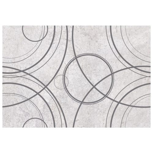 плитка настенная КЕРАМИН Урбан 1Д 27,5х40 круги светло-серая