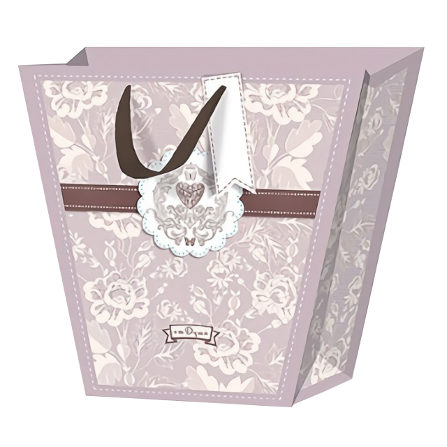 пакет подарочный (B) 23х23х10см для цветов