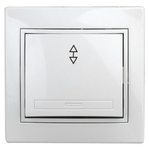 переключатель 1-клавишный INTRO Plano белый
