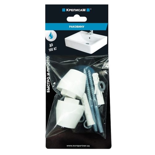 крепление для раковины 8x100мм 12шт