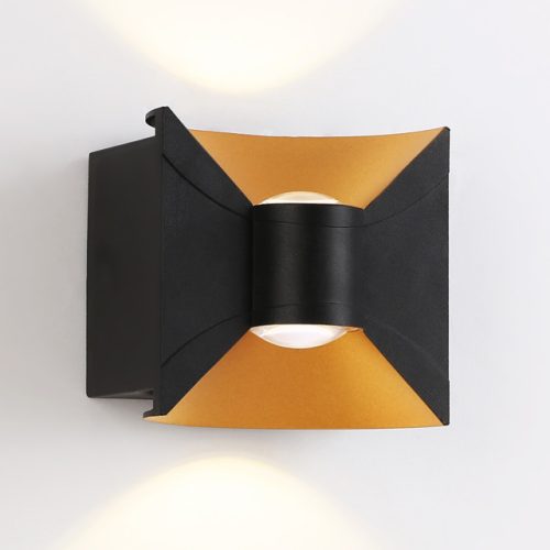 светильник уличный настенный AMBRELLA Garden LED 4200K 6Вт черный золото